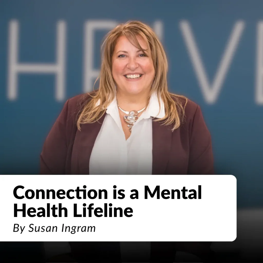 Susan Ingram of Big Brothers Big Sisters of Ottawa speaking about mentorship and youth mental health
